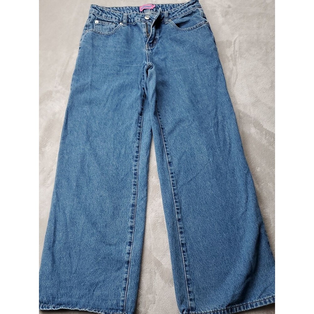 Edikted | Women's Size Small | Vintage-Inspired Wide Leg Jeans | Light Wash
